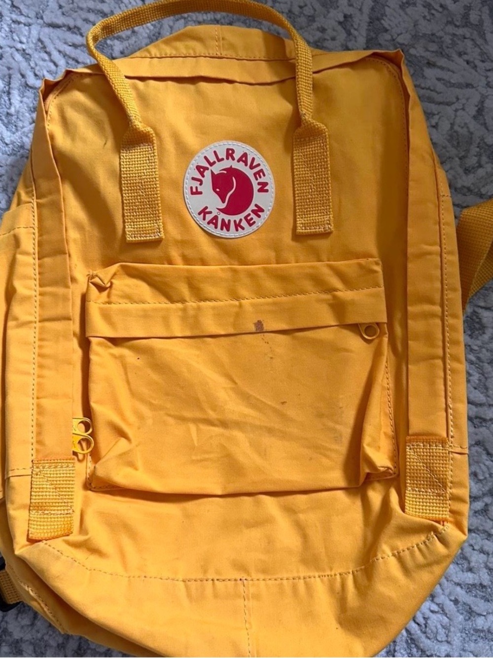 Classic Backpack in Mustard Yellow